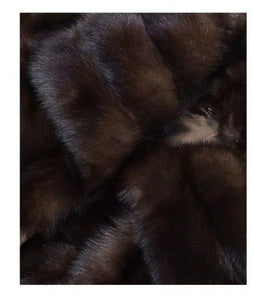 Russian Sable Faux Fur Coat