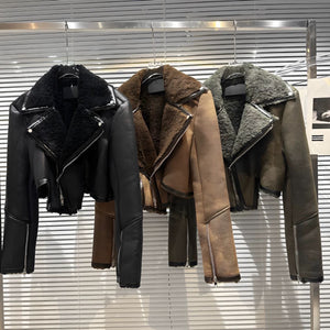 Celebrity Fashion Suede Jacket