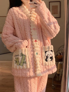 Cozy Coral Fleece Princess Set