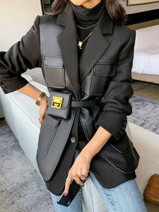 Popular Maillard Leather Biker Jacket