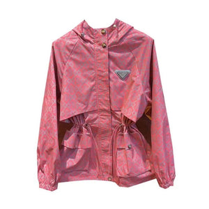 Korean Style Windbreaker Jacket with Hood