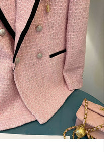 Pink Elegant Blazer – Feminine & Classy Look