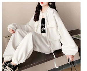 Tmall zip-up jacket + pants set –