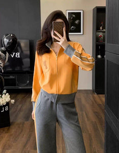 Tmall casual 2-piece tracksuit with wide-leg pants