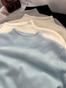 Tmall velvet high-neck top with inner fleece lining