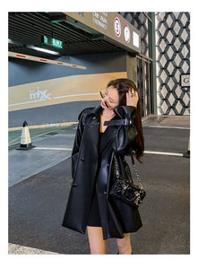 Lambskin biker jacket