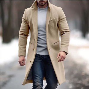 Men’s wool trench coat