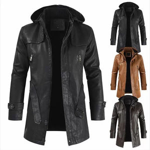 Men’s faux leather jacket