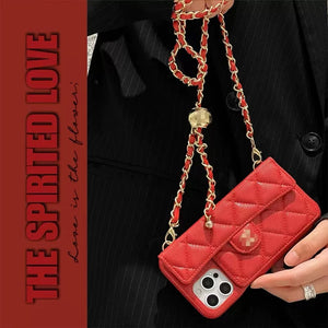 حقيبة كروس بودي بسلسلة ليتشي