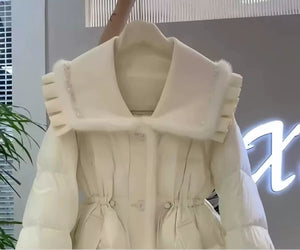 Women’s Oversized Cotton Winter Jacket – Korean Fashion