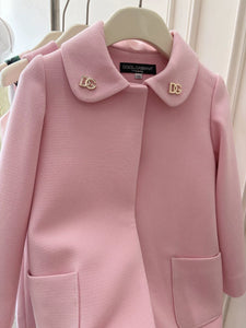 Pink Cashmere Set – Dress or Coat + Headband