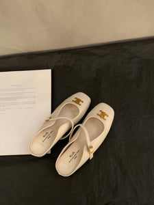 IFASHION Chanel-Style Mary Jane Shoes