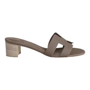 H-Shaped Cowhide Sandals