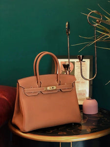 High-Quality Women’s Litchi Pattern Platinum To-go Tote Bag