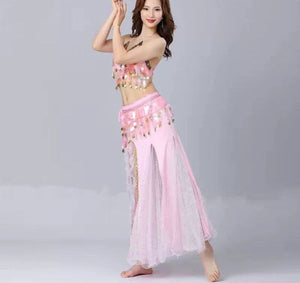 Sexy Exotic Belly Dance & Indian Performance Dresses Long Skirts for Women