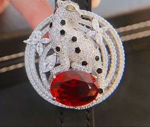 Tiger Print Red Corundum Dual-Wear Jewelry – Young Heavy Industries