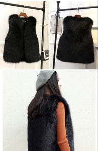 Women Faux Fur Vest