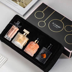 Women’s Perfume Gift Box Set – 4 Pieces (4×25ml, Long-Lasting Light Fragrance