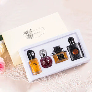 Women’s Perfume Gift Box Set – 4 Pieces (4×25ml, Long-Lasting Light Fragrance