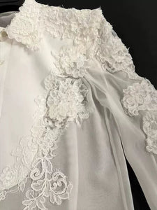 قميص نسائي أنيق على الطراز الفرنسي - تصميم فاخر 