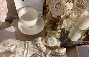 بلوزة نسائية خريفية من الدانتيل مستوحاة من الطراز الكوري - بلوزة مزينة بالخرز 