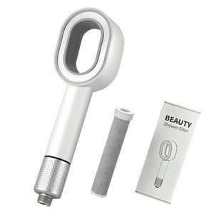High Pressure Water-Saving Handheld Showerhead – Chlorine Filter