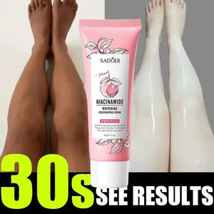 Melanin Nicotinamide Brightening Cream For Dark Skin Effective Lighten Thigh