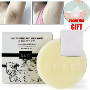 Milk Silk Protein Handmade Soap With Foam Net Brightening Oil